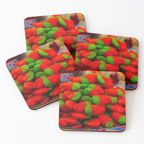 Item preview, Bowl Of Red And Green Strawberry Gummy Candy For Christmas Sweets Display designed and sold by Nmallia.