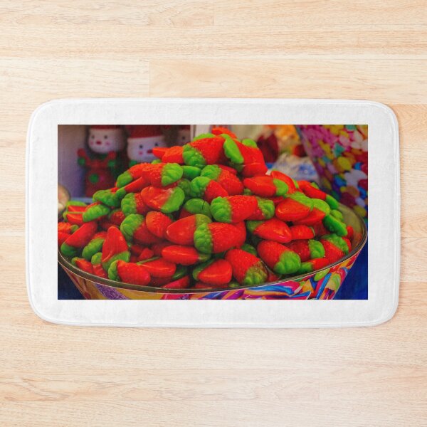 Item preview, Bowl Of Red And Green Strawberry Gummy Candy For Christmas Sweets Display designed and sold by Nmallia.