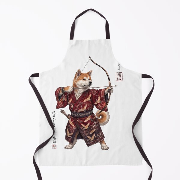 Item preview, Anime Akita Warrior Kyudo Japanese Art Dog Lover designed and sold by dian-rody-crest.