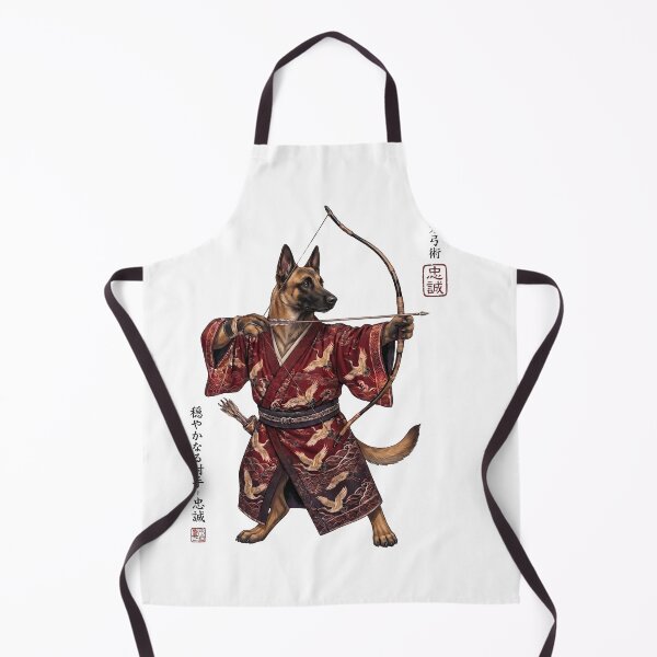 Item preview, Anime Belgian Malinois Warrior Kyudo Japanese Art Dog Lover designed and sold by dian-rody-crest.