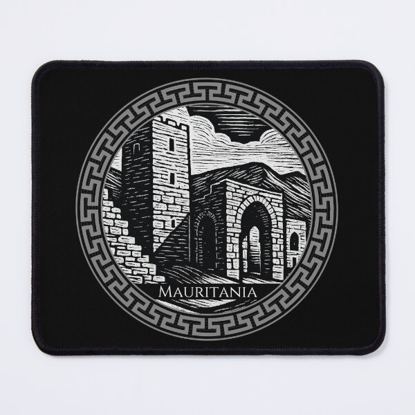 Item preview, Mauritania Vintage Woodcut Art designed and sold by Thistle-TShop.