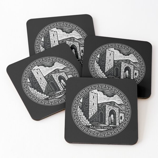 Item preview, Mauritania Vintage Woodcut Art designed and sold by Thistle-TShop.