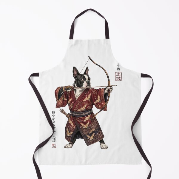 Item preview, Anime Boston Terrier Warrior Kyudo Japanese Art Dog Lover designed and sold by dian-rody-crest.
