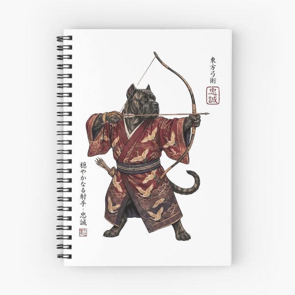 Item preview, Anime Cane Corso Warrior Kyudo Japanese Art Dog Lover designed and sold by dian-rody-crest.