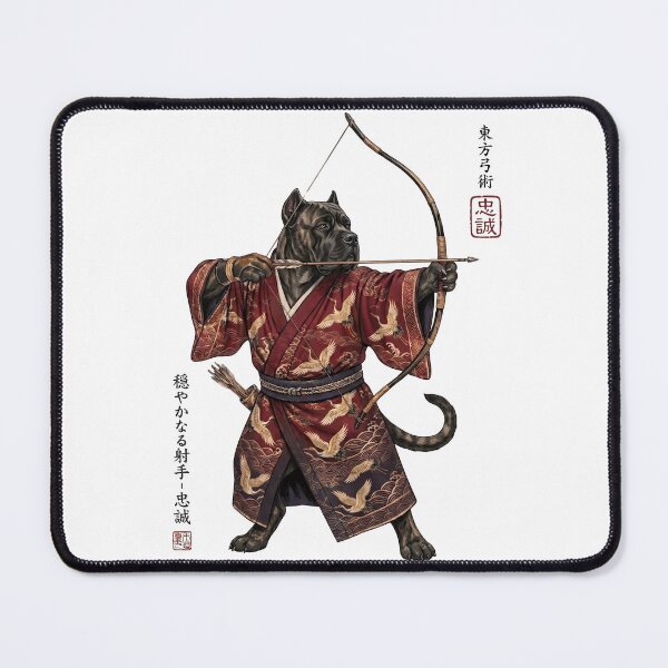 Item preview, Anime Cane Corso Warrior Kyudo Japanese Art Dog Lover designed and sold by dian-rody-crest.