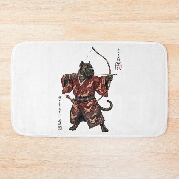 Item preview, Anime Cane Corso Warrior Kyudo Japanese Art Dog Lover designed and sold by dian-rody-crest.