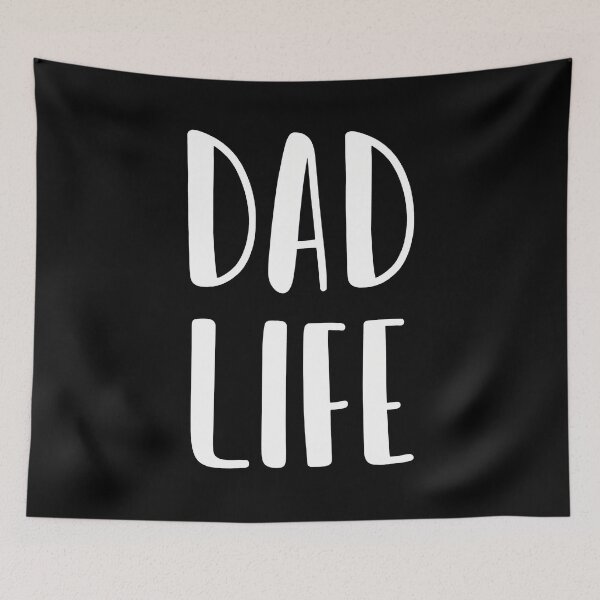 Item preview, Dad Life Typography Black and White Design designed and sold by SoyLamderma.