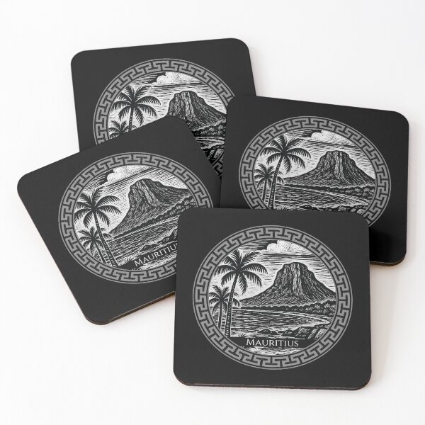 Item preview, Mauritius Vintage Woodcut Art designed and sold by Thistle-TShop.