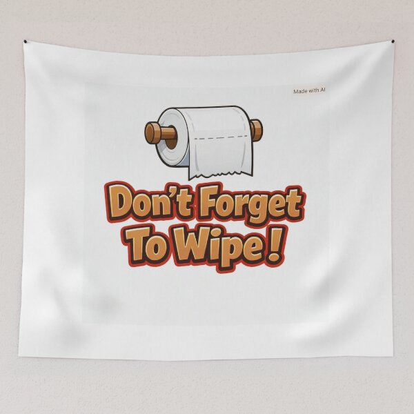 Item preview, Don’t Forget To Wipe! designed and sold by Resilient Roots Customs Oakland.