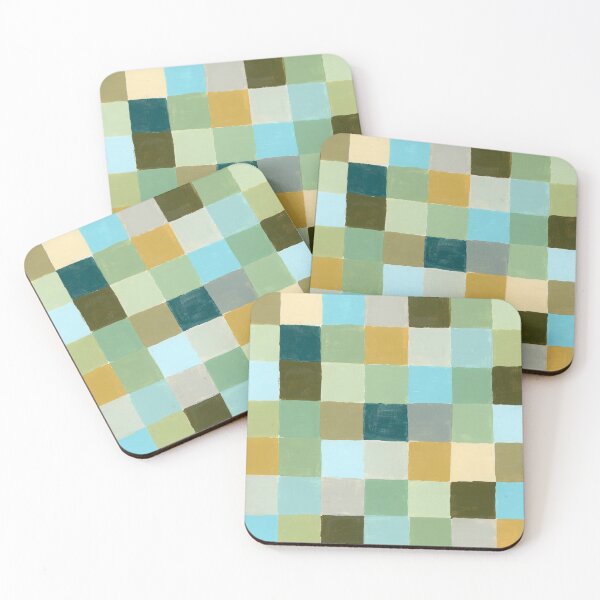 Item preview, Retro Modern Sage Check Design designed and sold by sheseddit.