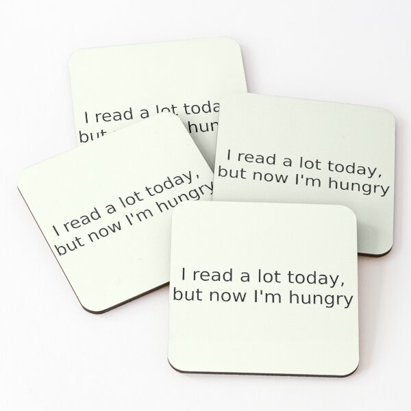 Item preview, I read a lot today, but now I'm hungry designed and sold by English Learning.
