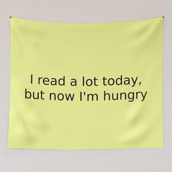 Item preview, I read a lot today, but now I'm hungry designed and sold by English Learning.