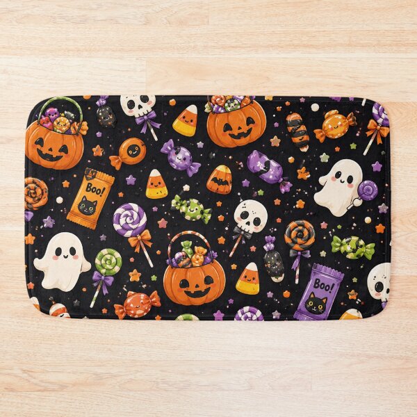 Item preview, Halloween Candy Pattern – Cute Spooky Kawaii Treats designed and sold by RJACreative.
