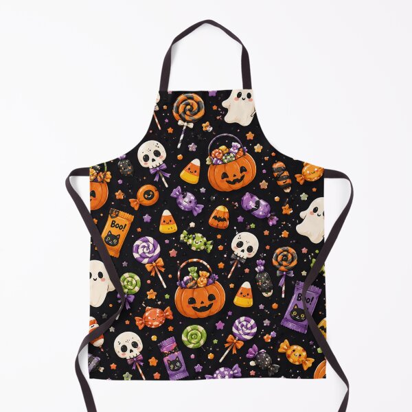 Item preview, Halloween Candy Pattern – Cute Spooky Kawaii Treats designed and sold by RJACreative.