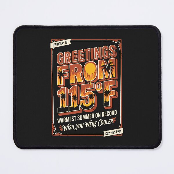 Item preview, Extreme Heat Wave - Summer Sarcasm Vintage Postcard designed and sold by SplashTastic.