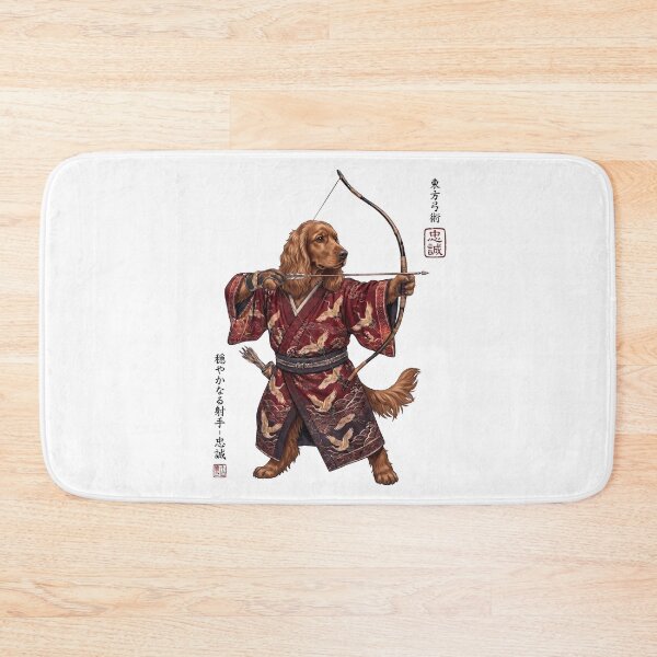 Item preview, Anime Cocker Spaniel Warrior Kyudo Japanese Art Dog Lover designed and sold by dian-rody-crest.