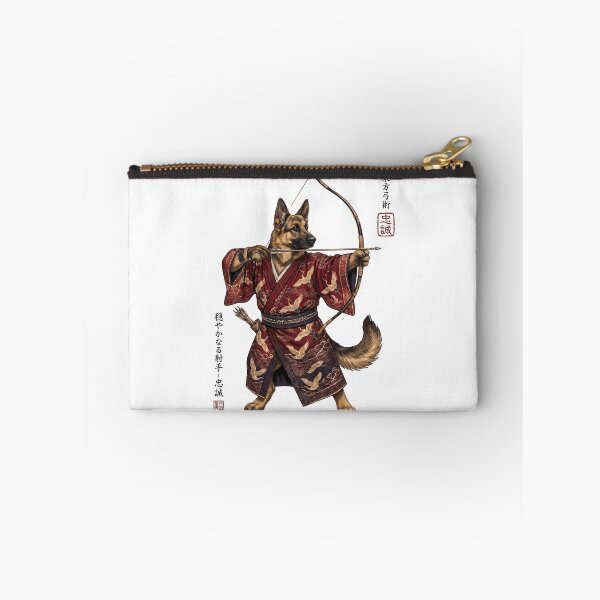 Item preview, Anime German Shepherd Warrior Kyudo Japanese Art Dog Lover designed and sold by dian-rody-crest.