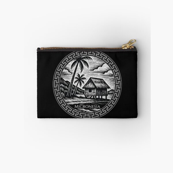 Item preview, Micronesia Vintage Woodcut Art designed and sold by Thistle-TShop.