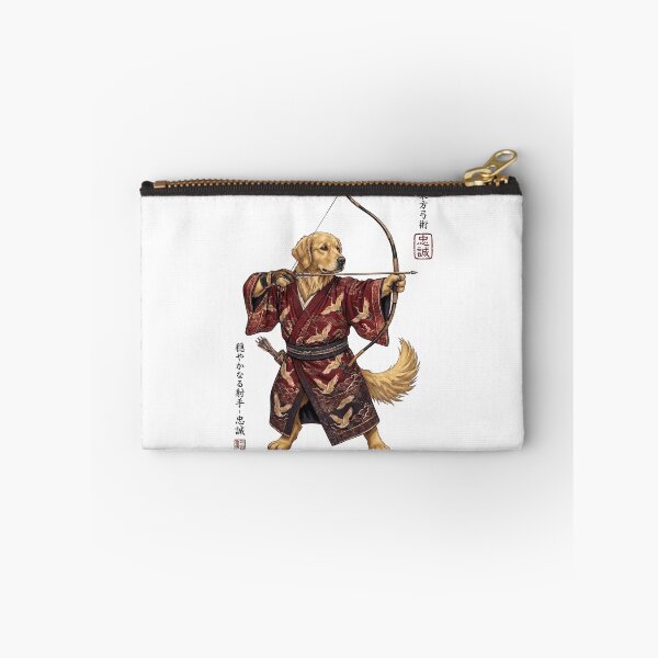 Item preview, Anime Golden Retriever Warrior Kyudo Japanese Art Dog Lover designed and sold by dian-rody-crest.