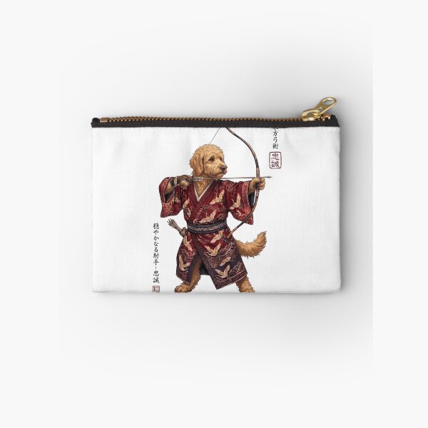 Item preview, Anime Goldendoodle Warrior Kyudo Japanese Art Dog Lover designed and sold by dian-rody-crest.