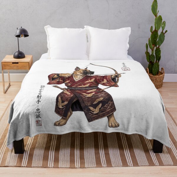Item preview, Anime Great Dane Warrior Kyudo Japanese Art Dog Lover designed and sold by dian-rody-crest.