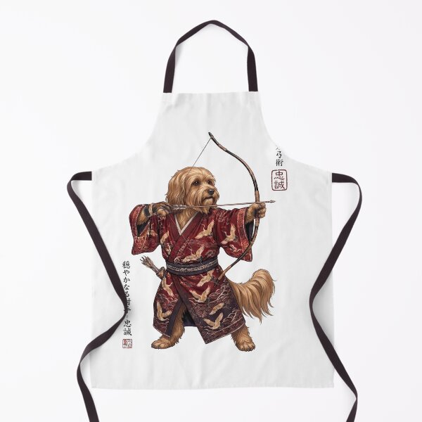 Item preview, Anime Havanese Warrior Kyudo Japanese Art Dog Lover designed and sold by dian-rody-crest.