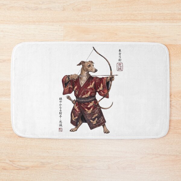 Item preview, Anime Italian Greyhound Warrior Kyudo Japanese Art Dog Lover designed and sold by dian-rody-crest.