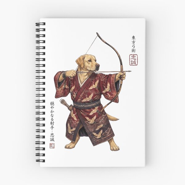 Item preview, Anime Labrador Retriever Warrior Kyudo Japanese Art Dog Lover designed and sold by dian-rody-crest.