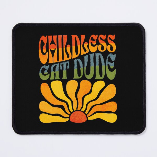 Item preview, Childless Cat Dude Retro Sunburst Design designed and sold by SoyLamderma.