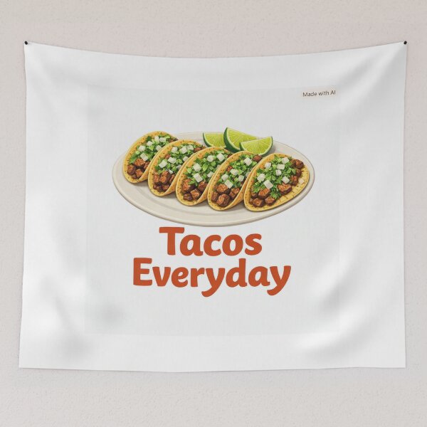 Item preview, Tacos Everyday  designed and sold by Resilient Roots Customs Oakland.
