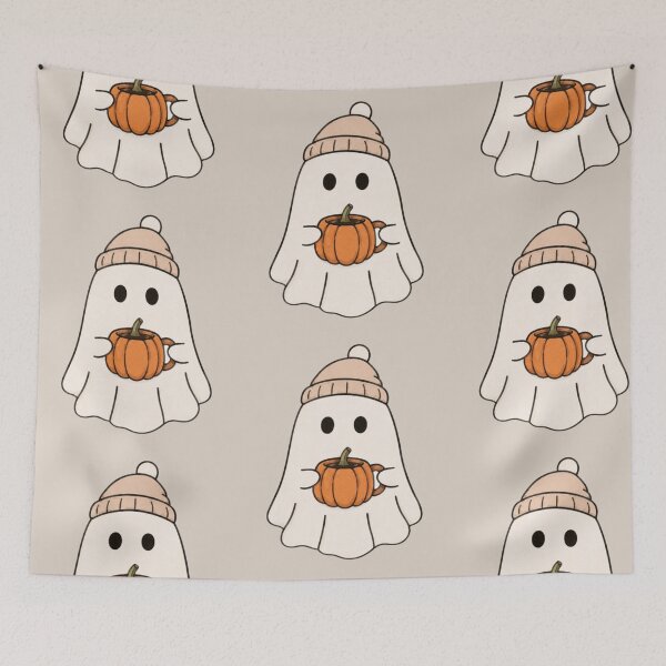 Item preview, Cozy Pumpkin Ghost designed and sold by wingoo22.