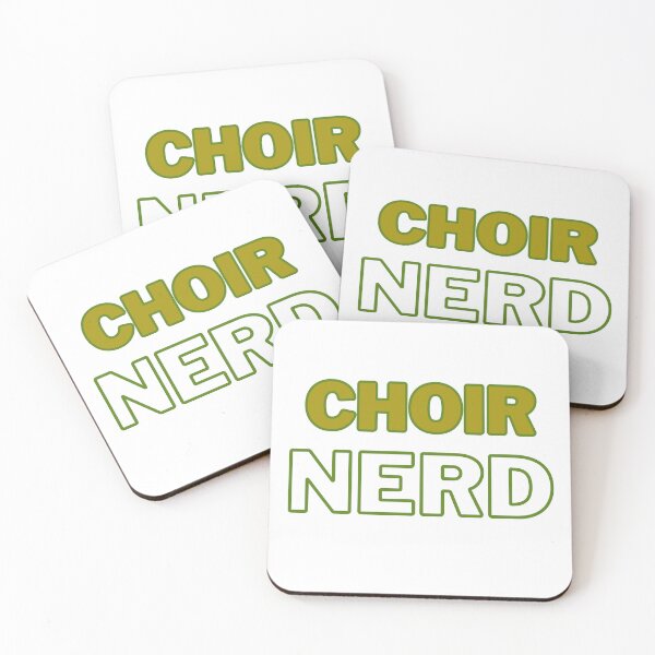 Artikelvorschau, Chor-Nerd (GRÜNER und GELBER TEXT) entworfen und verkauft von EmmaDeanMusic.