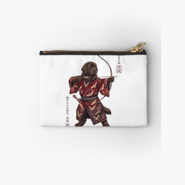 Item preview, Anime Newfoundland Warrior Kyudo Japanese Art Dog Lover designed and sold by dian-rody-crest.