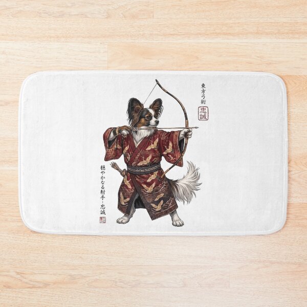 Item preview, Anime Papillon Warrior Kyudo Japanese Art Dog Lover designed and sold by dian-rody-crest.