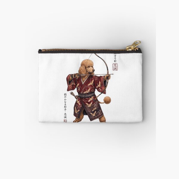 Item preview, Anime Poodle Warrior Kyudo Japanese Art Dog Lover designed and sold by dian-rody-crest.