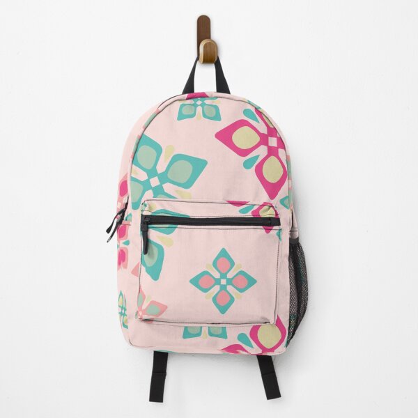 Item preview, Cute Pink and Teal Geometric Flower Pattern designed and sold by prapapon.
