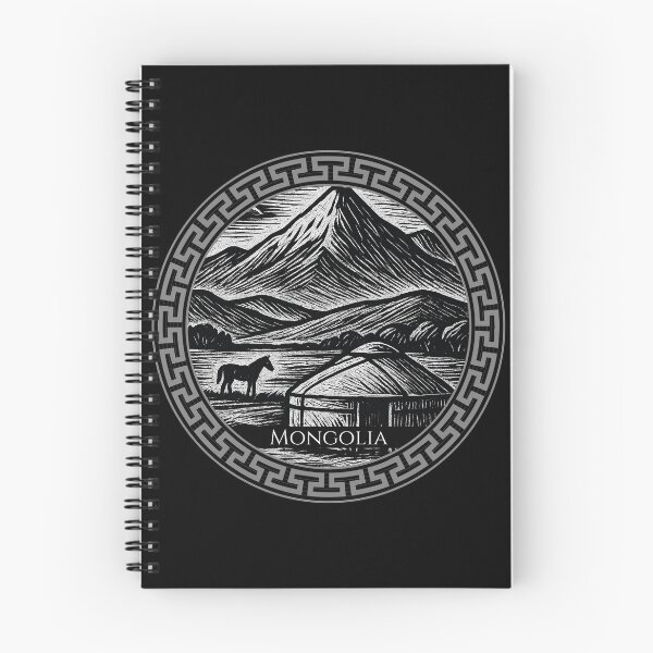 Item preview, Mongolia Vintage Woodcut Art designed and sold by Thistle-TShop.