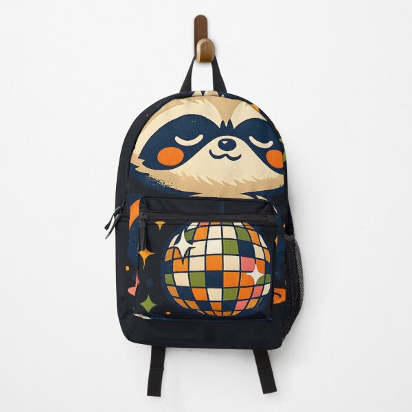 Item preview, Retro Disco Raccoon Cute Space Party Aesthetic Vintage Groove designed and sold by MCV-Designs.