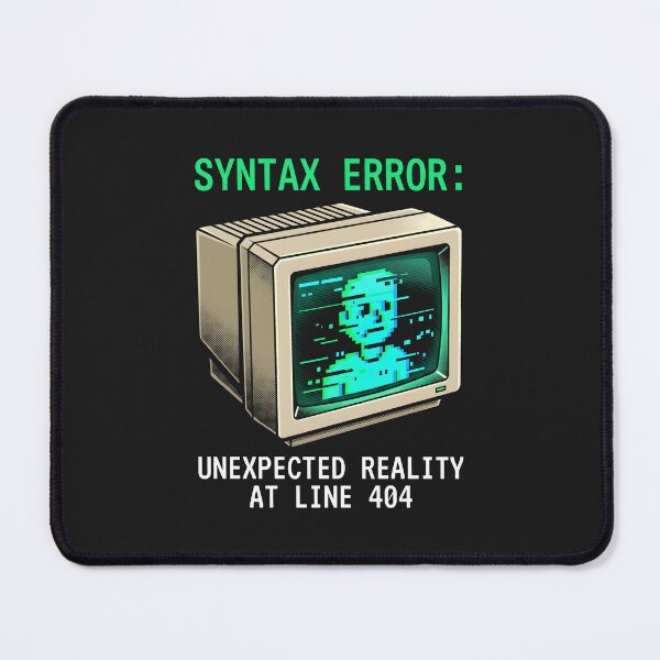 Item preview, CRT Monitor Syntax Error - Developer IT Humor designed and sold by SplashTastic.