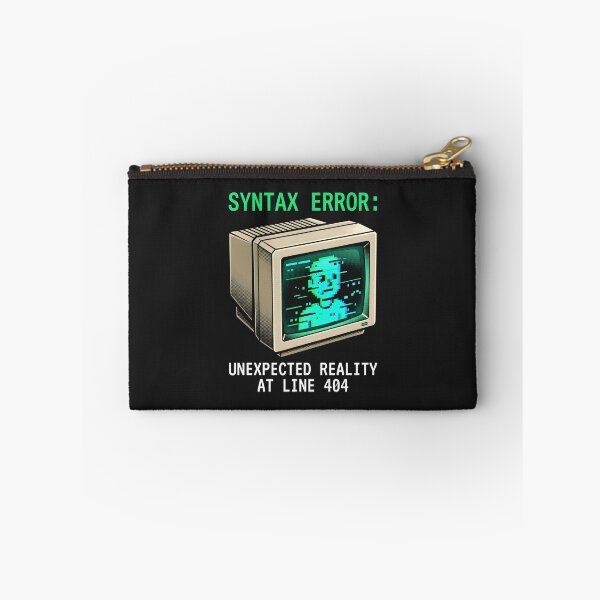 Item preview, CRT Monitor Syntax Error - Developer IT Humor designed and sold by SplashTastic.