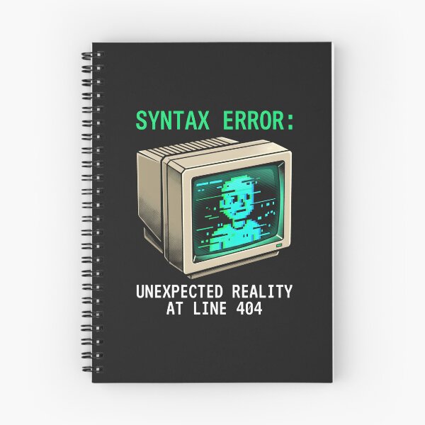 Item preview, CRT Monitor Syntax Error - Developer IT Humor designed and sold by SplashTastic.