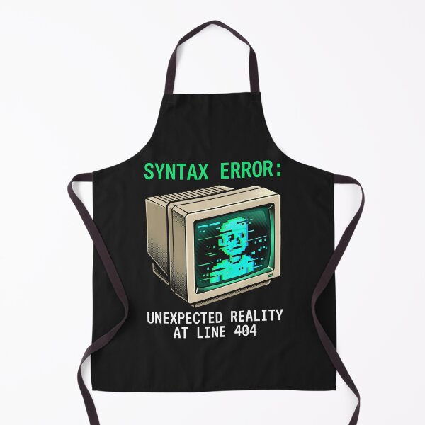 Item preview, CRT Monitor Syntax Error - Developer IT Humor designed and sold by SplashTastic.