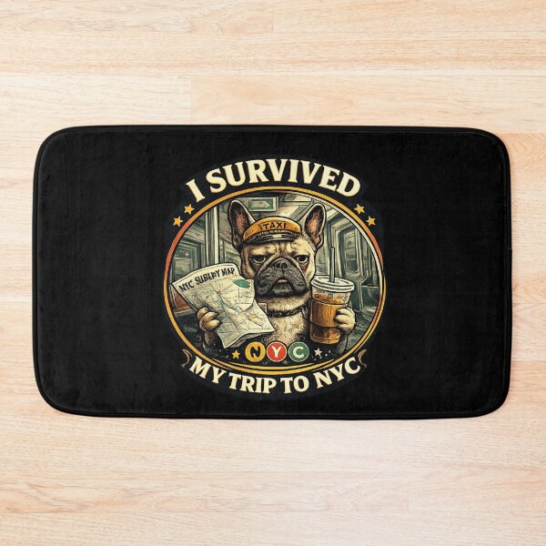 Item preview, French Bulldog’s NYC Subway Adventure designed and sold by teemix.