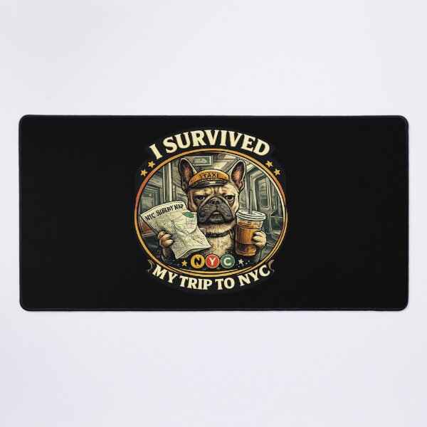 Item preview, French Bulldog’s NYC Subway Adventure designed and sold by teemix.