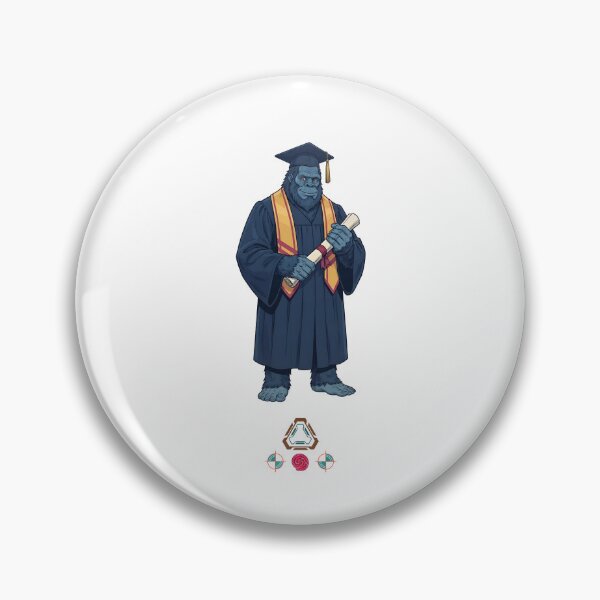 Item preview, Bigfoot Graduate - Funny Sasquatch in Cap and Gown with Diploma T-Shirt designed and sold by Whimsy Trail Co.