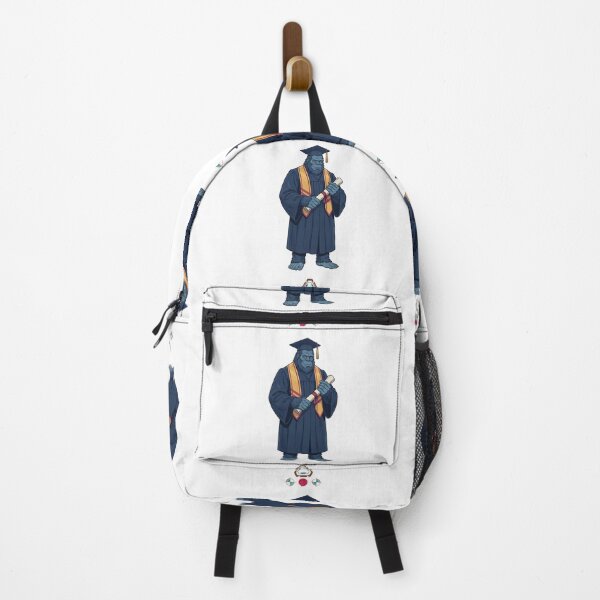 Item preview, Bigfoot Graduate - Funny Sasquatch in Cap and Gown with Diploma T-Shirt designed and sold by Whimsy Trail Co.