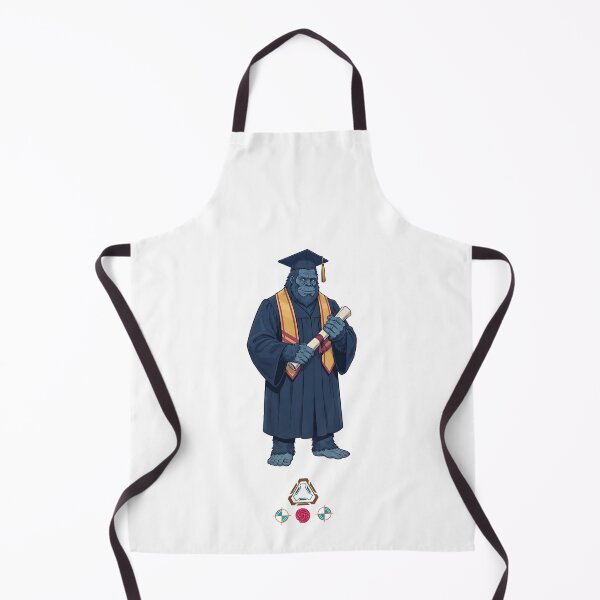 Item preview, Bigfoot Graduate - Funny Sasquatch in Cap and Gown with Diploma T-Shirt designed and sold by Whimsy Trail Co.