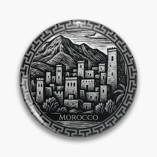 Item preview, Morocco Vintage Woodcut Art designed and sold by Thistle-TShop.