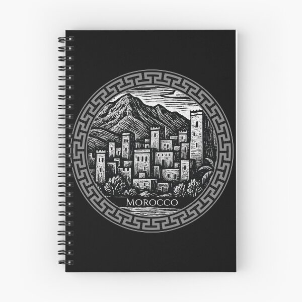 Item preview, Morocco Vintage Woodcut Art designed and sold by Thistle-TShop.