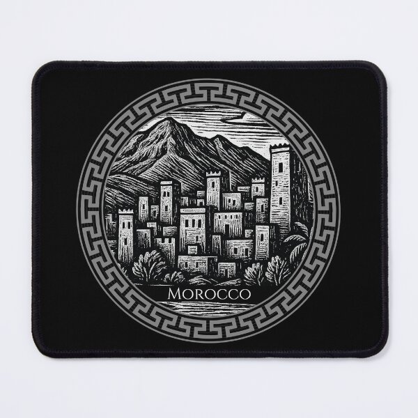 Item preview, Morocco Vintage Woodcut Art designed and sold by Thistle-TShop.
